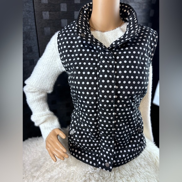 Nine West Relaxed Polka Dot Vest Sz PL - Picture 3 of 12